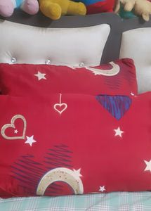 Bright Red Pillow Covers