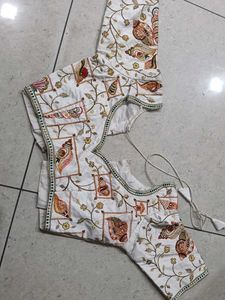 White Embroidered Blouse
