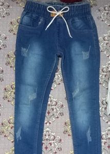 Blue Jogger Jeans