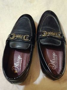 Black Leather Loafers