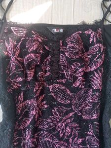 Chic Floral Lace Cami Top