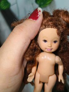 Vintage Doll with Curly Hair