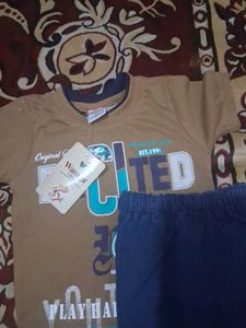 Cute T-Shirt and Shorts Set