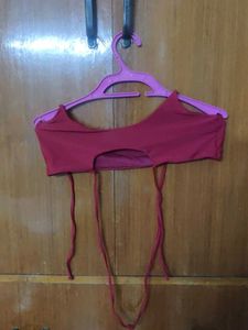 4 Beach wear Print Ruffle Bikini Tops