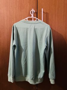 Mint Green Graphic Sweatshirt