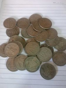 Vintage Indian Rupee Coins