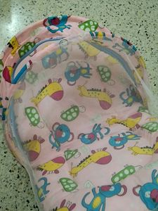 Baby Bed With Net/ Baby Gadda With Mosquito Net