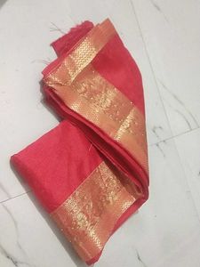 Cotton Silk Diamond Work Saree With blouse