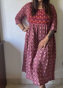 Floral Print Casual and maternity Dress