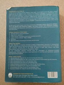 R.D. Sharma Mathematics Class IX Book (MCQ + Main)