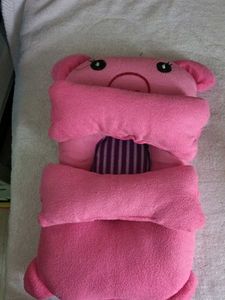 Pink Pig Plush Pillow For Baby