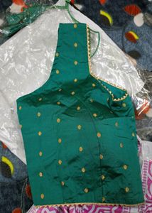 Beautiful Rama Green Blause