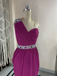 Elegant Purple Party Dress