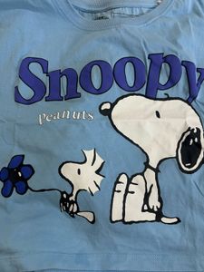 Blue Snoopy Peanuts Graphic T-Shirt