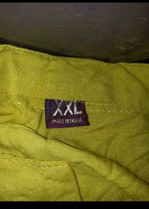 Elegant Yellow Kurta with Embellishments xxl
