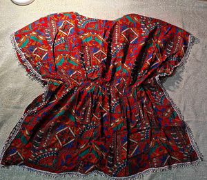Boho Print Kaftan Tunic