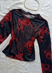 🍷Y2K grunge gothic baddie top🍷