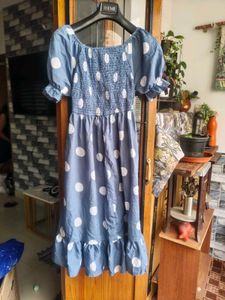 Polka Dot Midi Dress