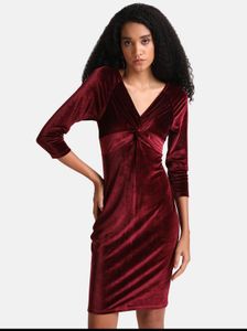 Velvet Midi Dress