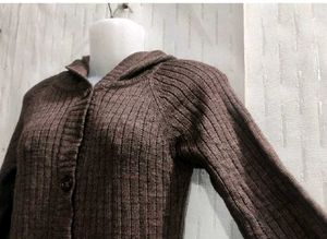 Long Hoodie Cardigan Sweater
