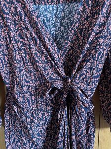 Chic Floral Wrap Dress