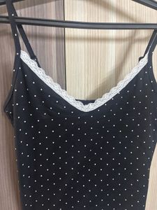 Lace trimmed Top