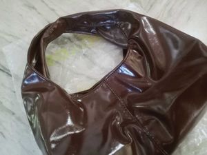 Chic choclate brown Leather Bag