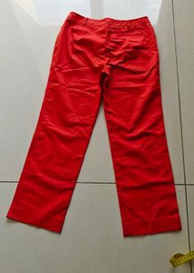 Red trousers