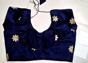 Elegant Blouse Set - Gold &amp; Navy
