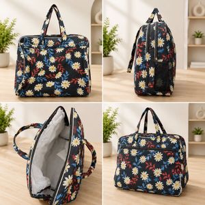 Chic Floral Weekender Bag