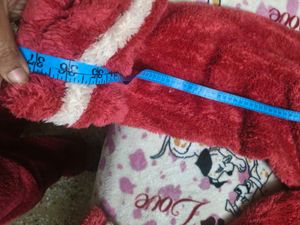 Cozy Red Fleece Lounge Set in xl size