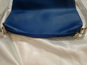 Blue &amp; White Crossbody Bag