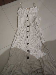 Boho Button-Up Midi Dress