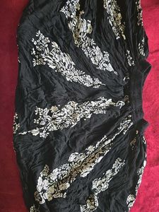 Boho Floral Print combo skirt