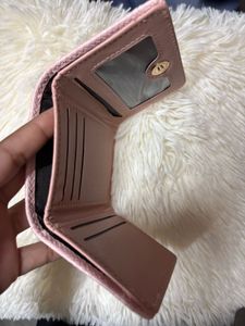 Chic Woven Pink Wallet