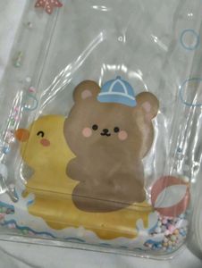 kawaii strap phone waterproof blue themed holder