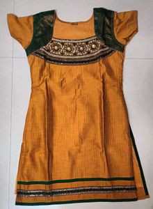 Green Kurti Set