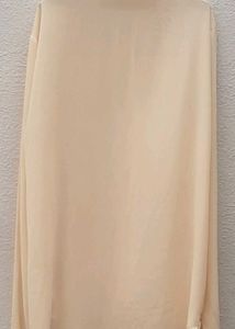 Beige/Nude Sheer Blouse-shirt