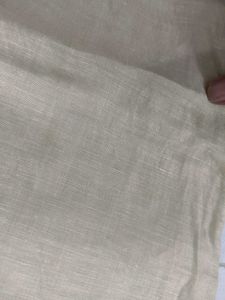 Linen Blend Cropped Pants