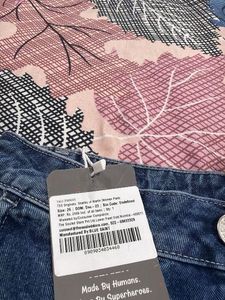 Souled store blue ombre Wide Leg Denim Jeans