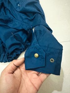 Men Navy Blue Light Jacket