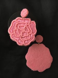 Beaded Flower Earrings
