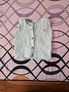 new born Light Blue Vest