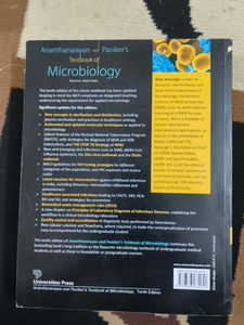 Ananthanarayan and Paniker's Microbiology Textbook