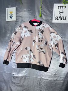 Floral Bomber Jacket