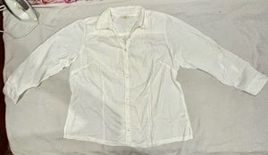 White Button-Down Shirt