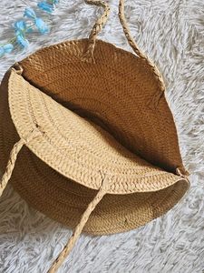 Round Straw Handbag