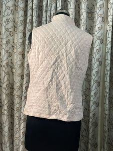 Quilted Pink Sleeveless Vest