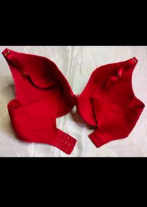 Red Padded Bra