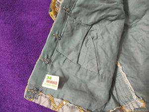 Elegant Grey Embroidered Blouse
